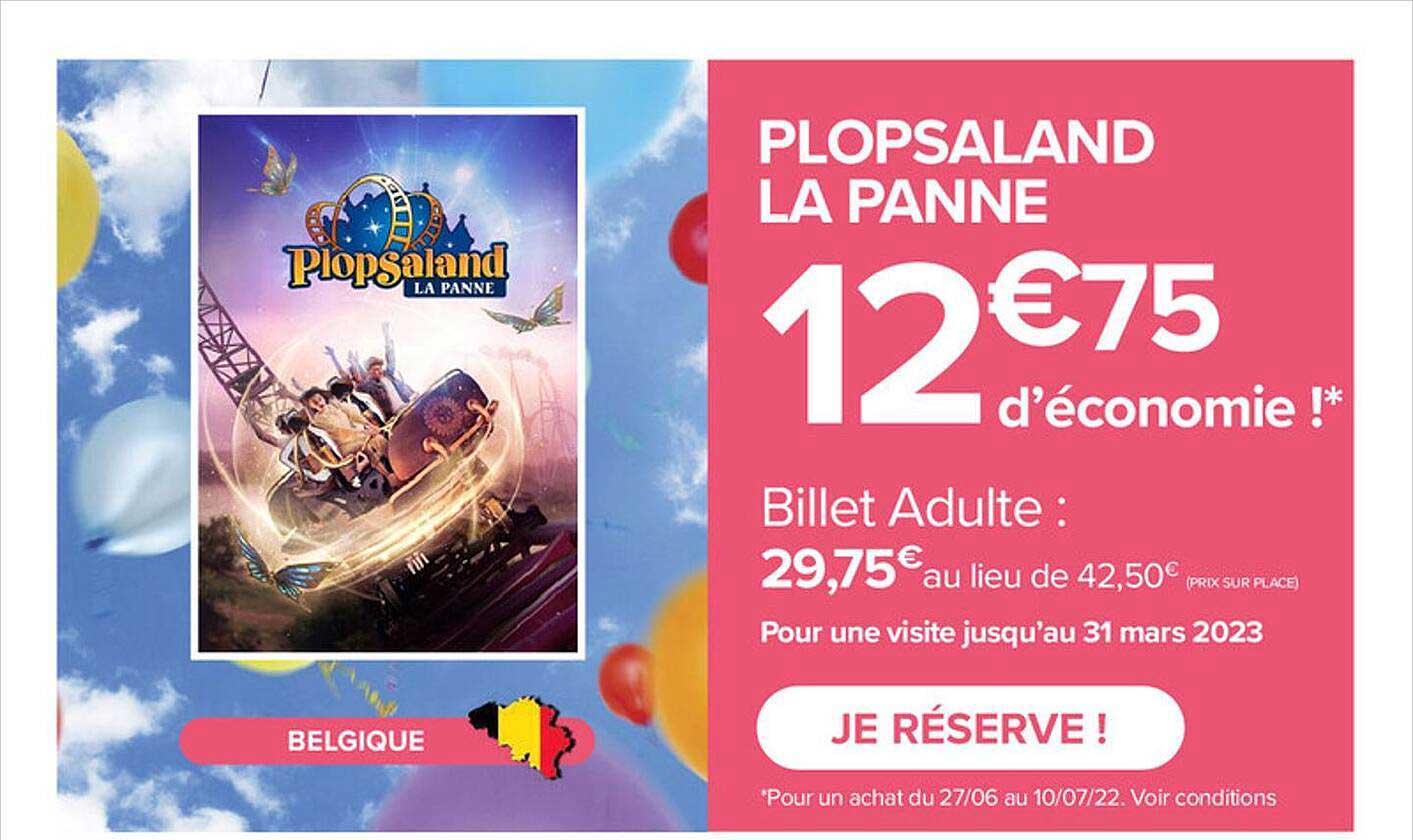 plopsaland la panne