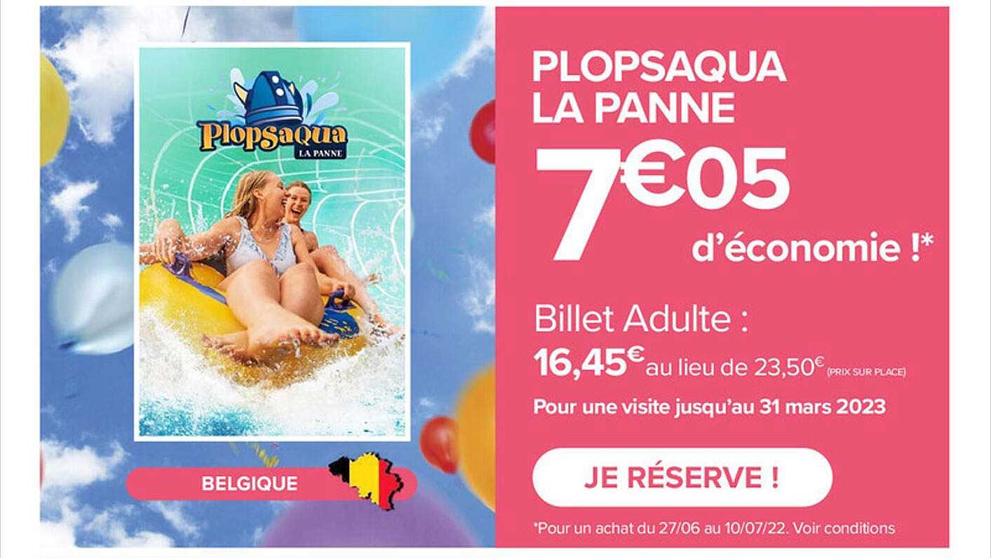 plopsaqua la panne