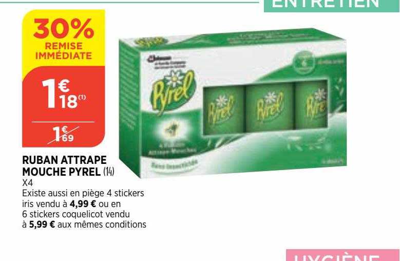ruban attrape mouche pyrel