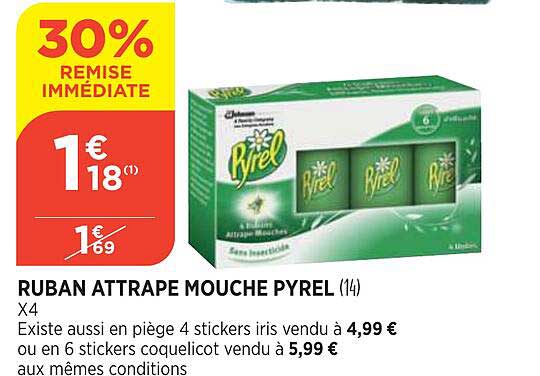 ruban attrape mouche pyrel