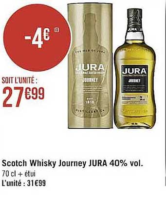 scotch whisky journey jura 40% vol.