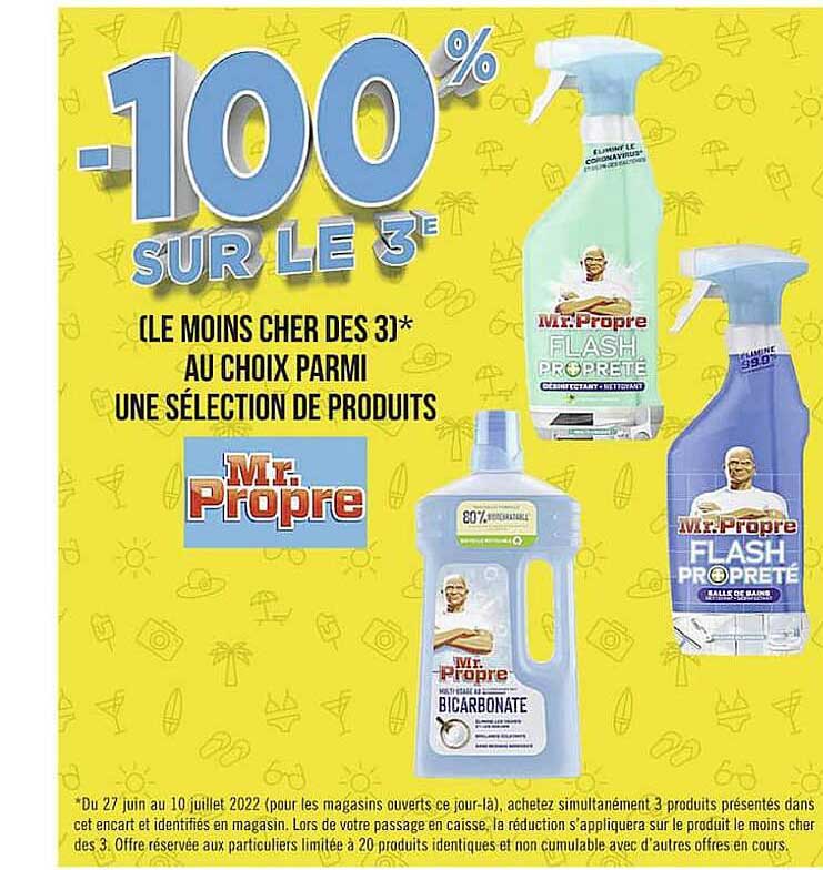 sélection de produits mr. propre