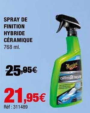 spray de finition hybride céramique