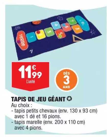 Tapis De Jeu Géant