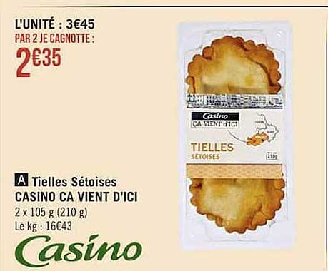 tielles sétoises casino ca vient d'ici