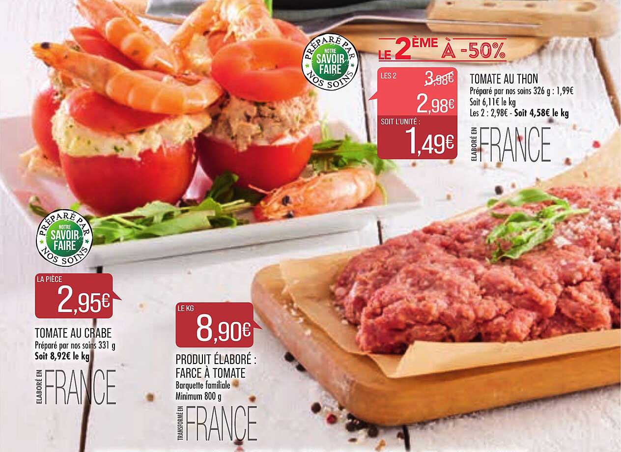 Tomate Au Crabe, Farce à Tomate Ou Tomate Au Thon