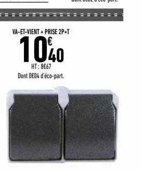 va-et-vient+prise 2p+t