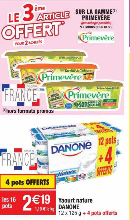 Yaourt Nature Danone