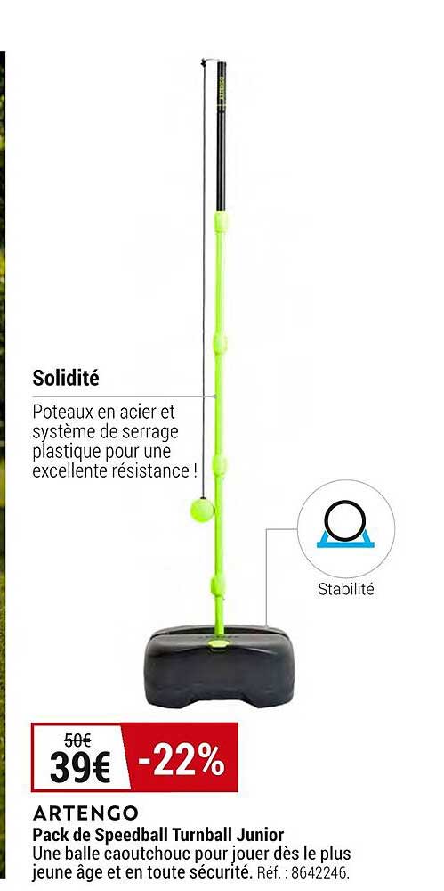 artengo pack de speedball turnball junior