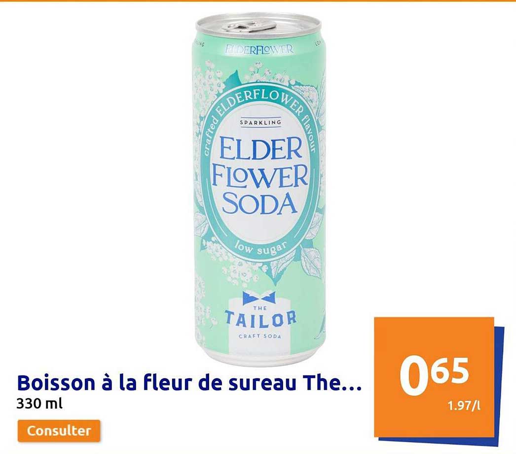 boisson à la fleur de sureau the tailor