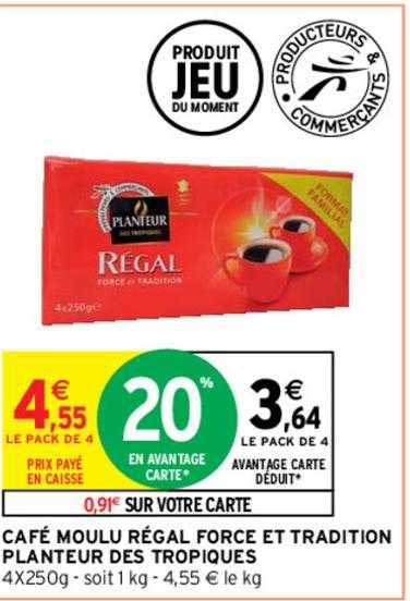 Café Moulu Régal Force Et Tradition Planteur Des Tropiques