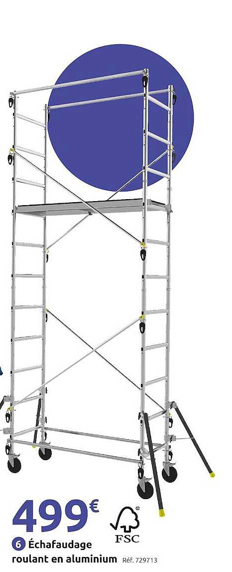 échafaudage Roulant En Aluminium