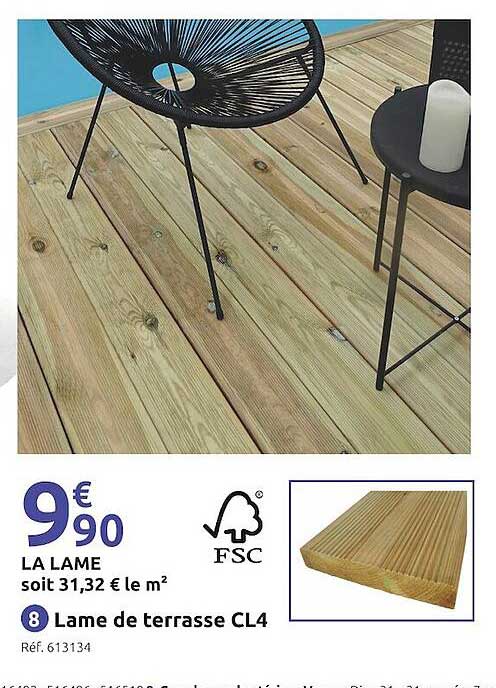 lame de terrasse cl4