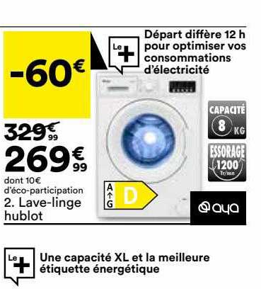 lave-linge hublot aya