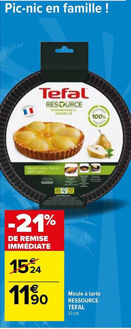 Moule à Tarte Ressource Tefal