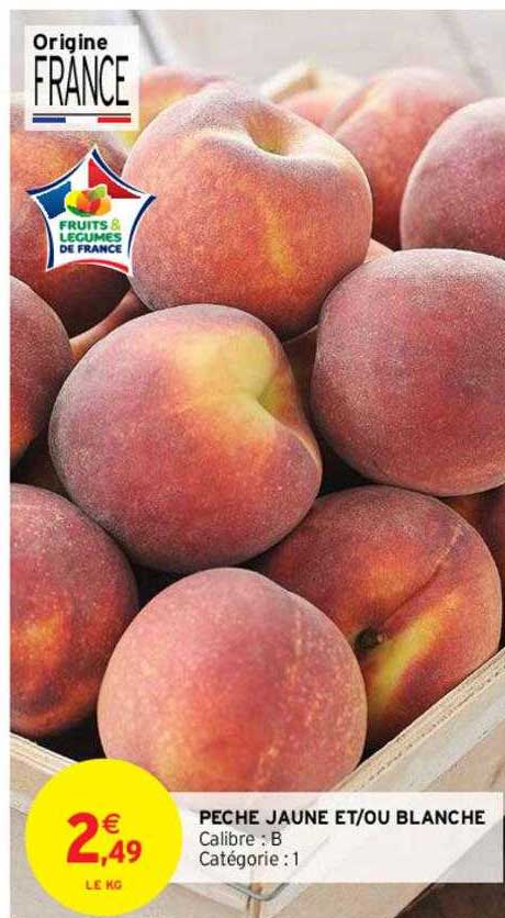 pêche jaune et-ou blanche