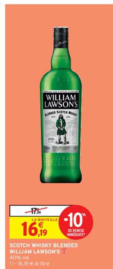 Scotch Whisky Blended William Lawson's