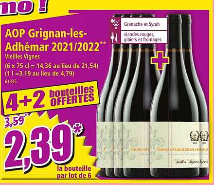 aop grignan-les-adhémar 2021-2022 vieilles vignes