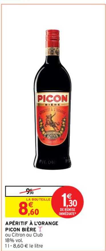 apéritif à l'orange picon bière