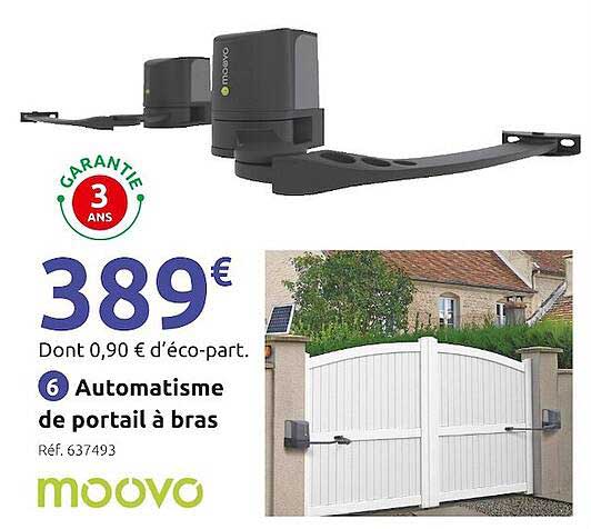 automatisme de portail à bras