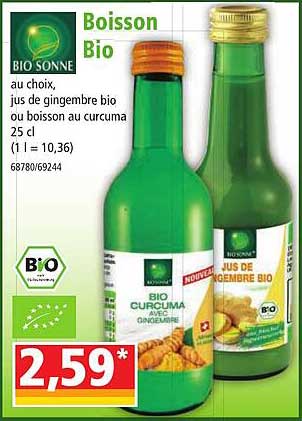 boisson bio sonne