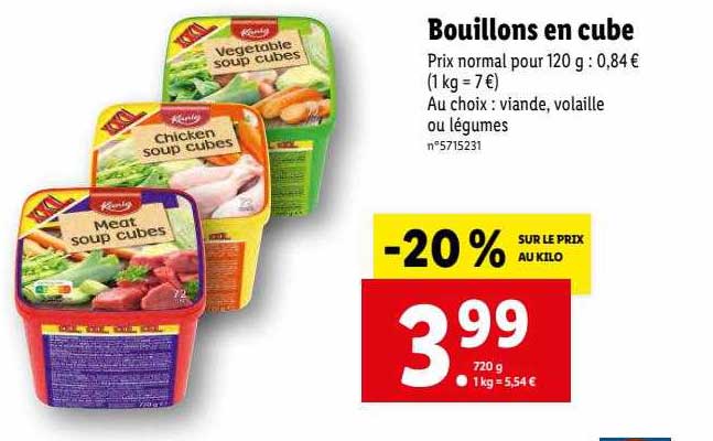 Bouillons En Cube