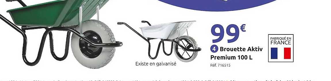 brouette aktiv premium 100l