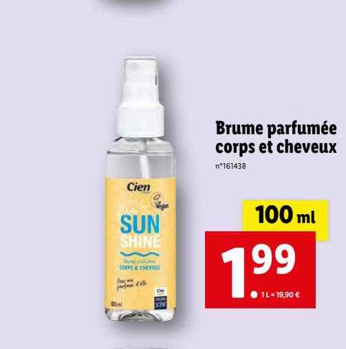 brume parfumée corps et cheveux cien