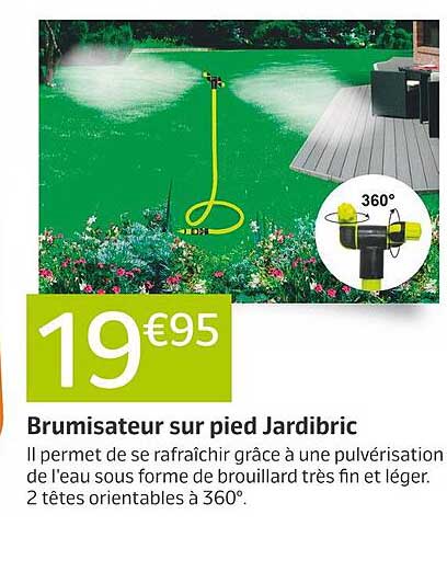Brumisateur Sur Pied Jardibric