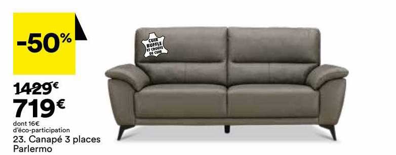 Canapé 3 Places Parlermo