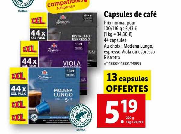 Capsules De Café