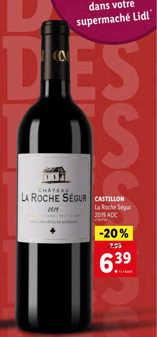 castillon la roche ségur 2019 aoc