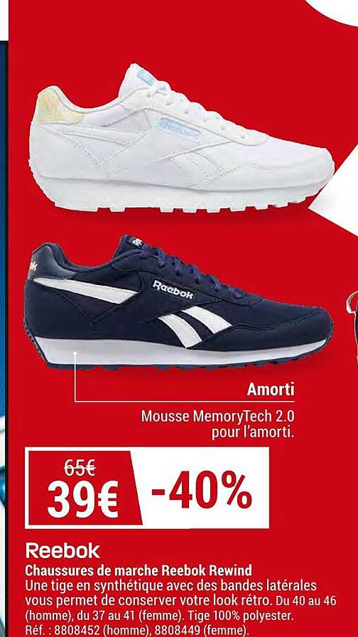 Chaussures De Marche Reebok Rewind