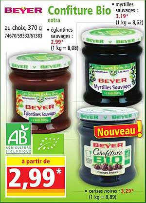 Confiture Bio Extra Beyer