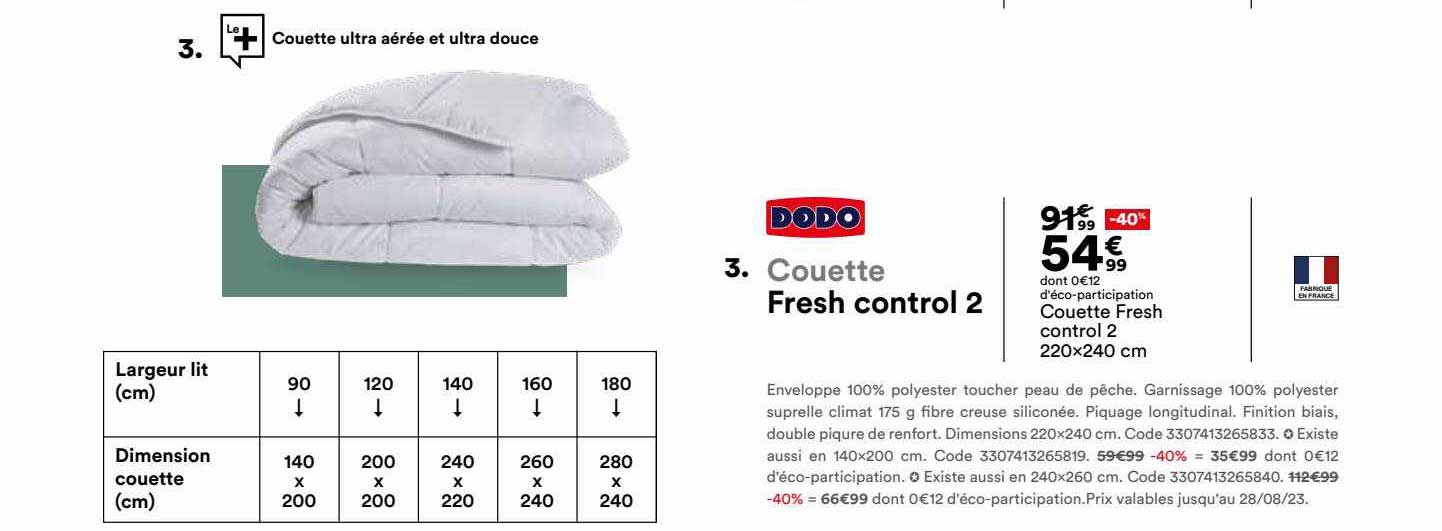 couette fresh control 2