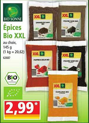 épices bio xxl bio sonne