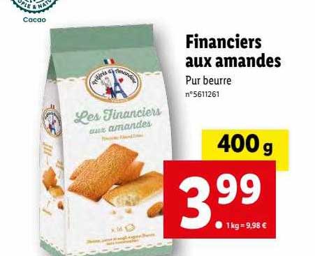 Financiers Aux Amandes