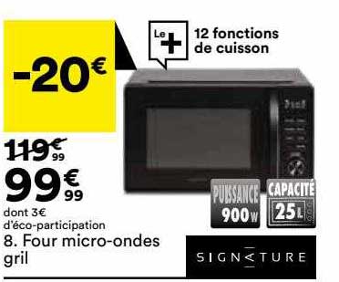 four micro-ondes gril signature