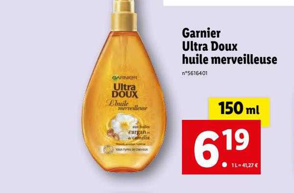 garnier ultra doux huile merveilleuse