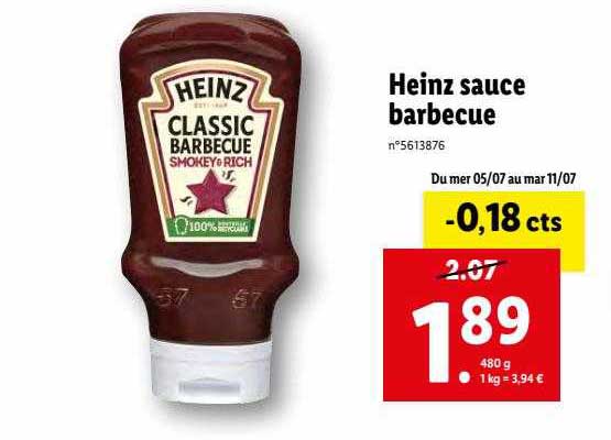 Heinz Sauce Barbecue