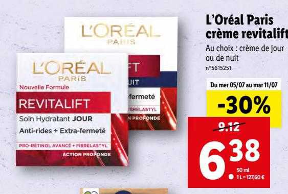L'oréal Paris Crème Revitalift