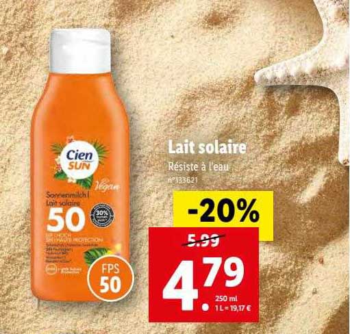 Lait Solaire Cien Sun