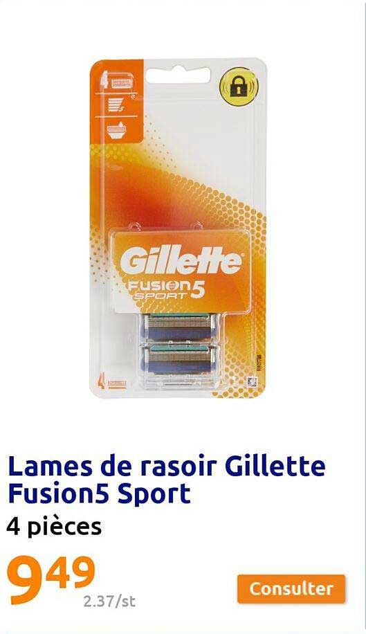 Lames De Rasoir Gillette Fusion5 Sport