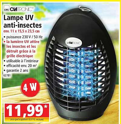 lampe uv anti-insectes ciatronic