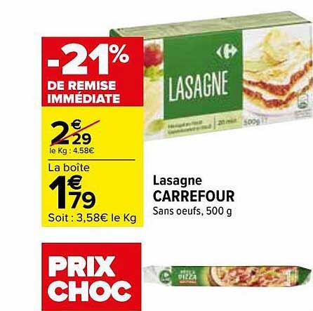 Lasagne Carrefour