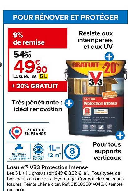 Lasure V33 Protection Intense