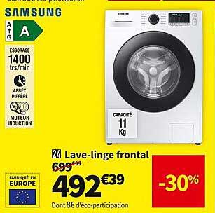 lave-linge frontal samsung