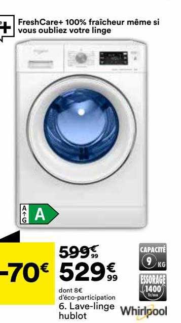 lave-linge hublot whirlpool