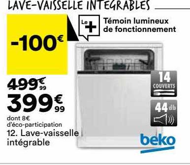 lave-vaisselle intégrable beko