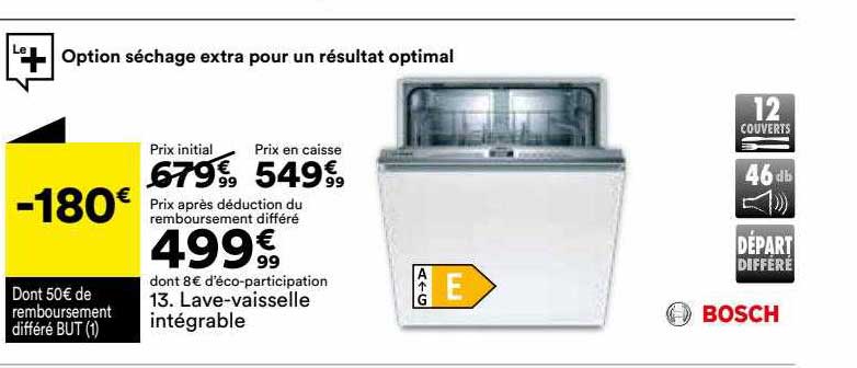 lave-vaisselle intégrable bosch